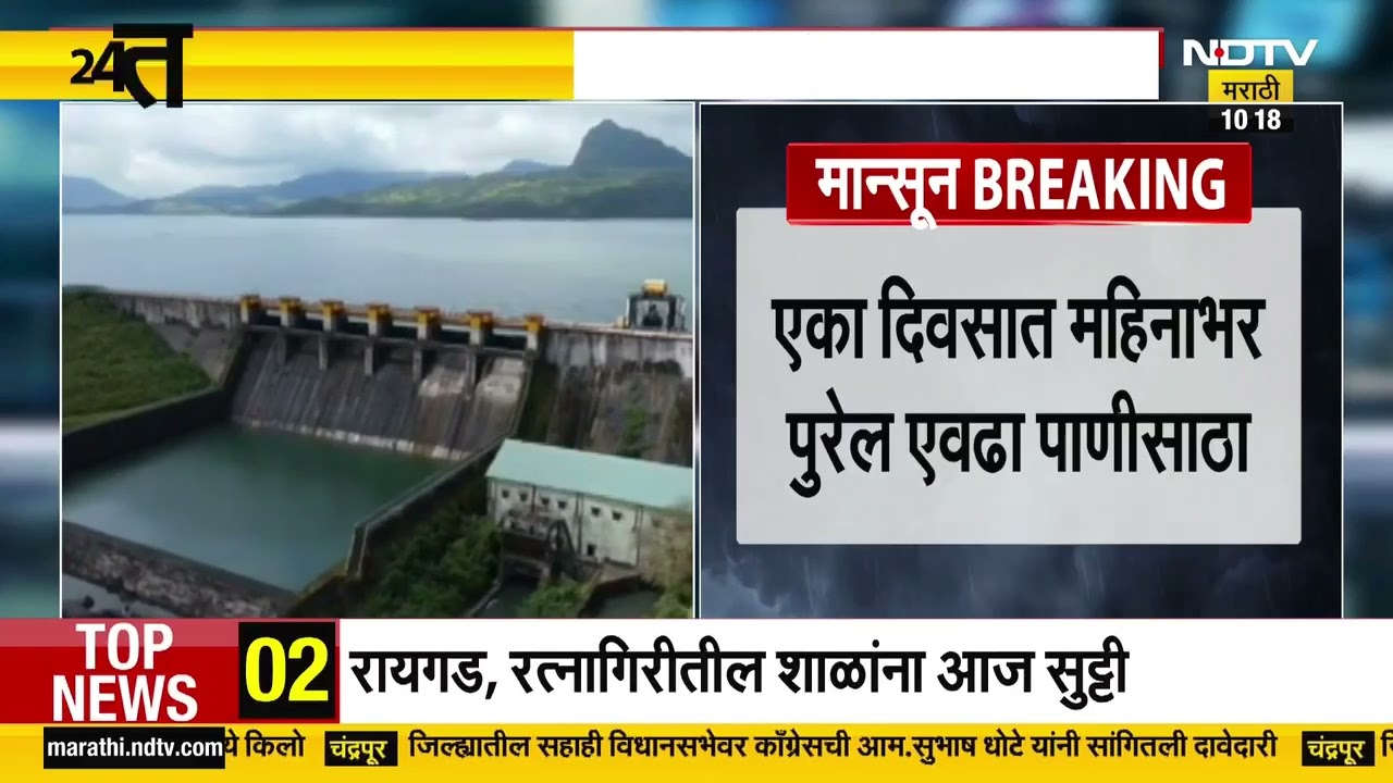 Pune Dam Storage | खडकवासला धरणात किती आहे पाणीसाठा?