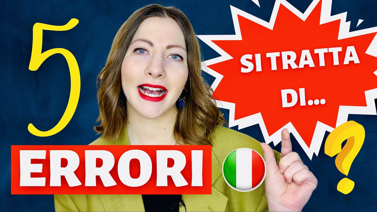 TRATTARSI DI... Perché TUTTI SBAGLIANO? Ecco gli ERRORI più comuni e il SIGNIFICATO in italiano 🇮🇹