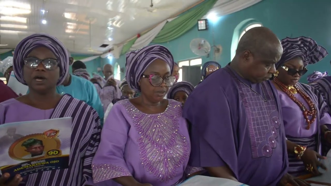 BURIAL CEREMONY FOR LATE PA ISAAC ADEMAKINWA OJO (AKA)AGED 90YRS AT IGBARA OKE.