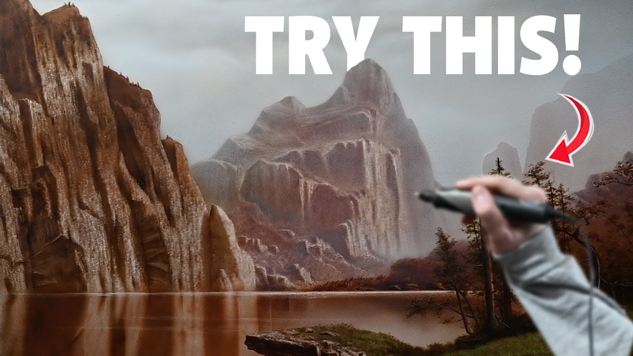 My FAVORITE TOOL For PAINTING MOUNTAINS | Advanced Landscapes Pt. 2