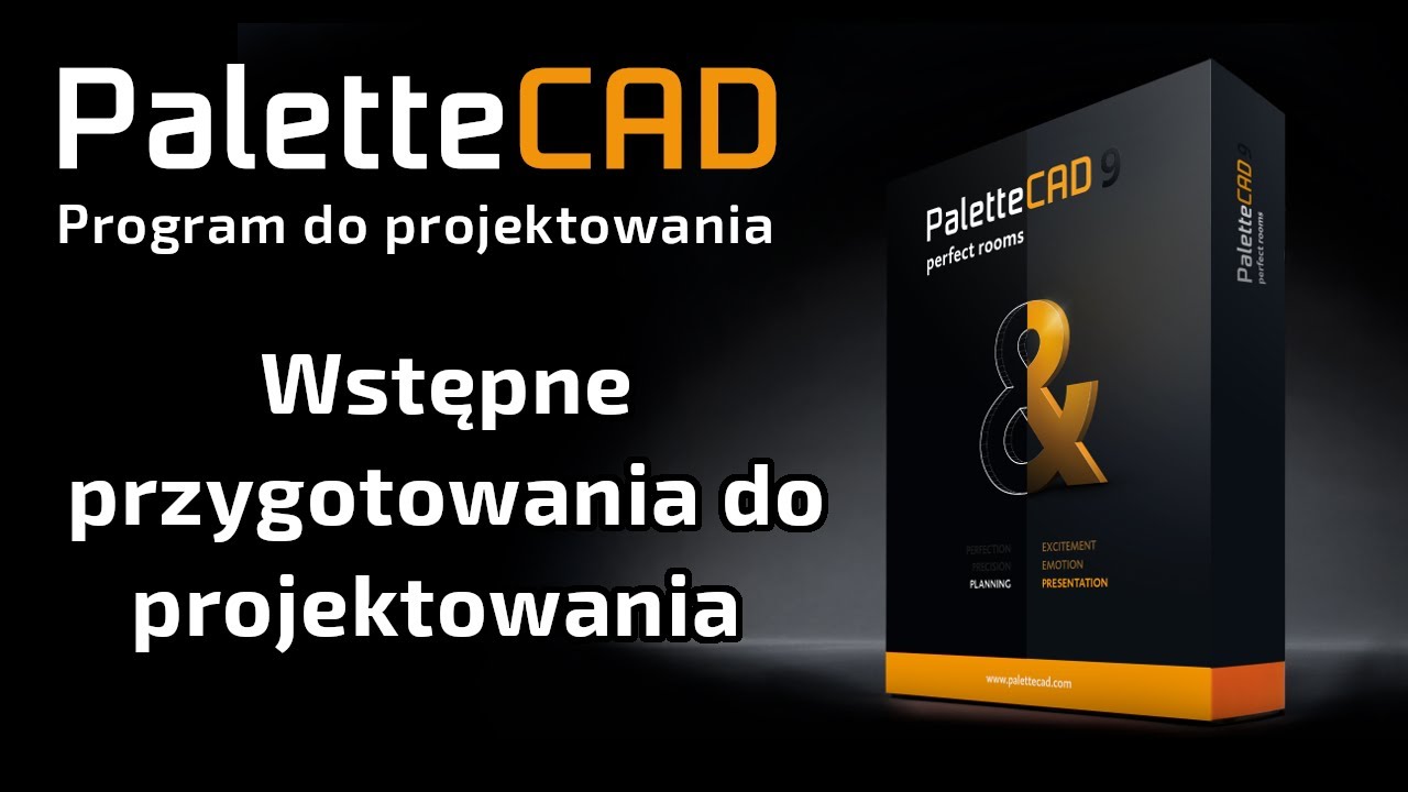 Wstępne przygotowania do projektowania - Program do projektowania Palette CAD