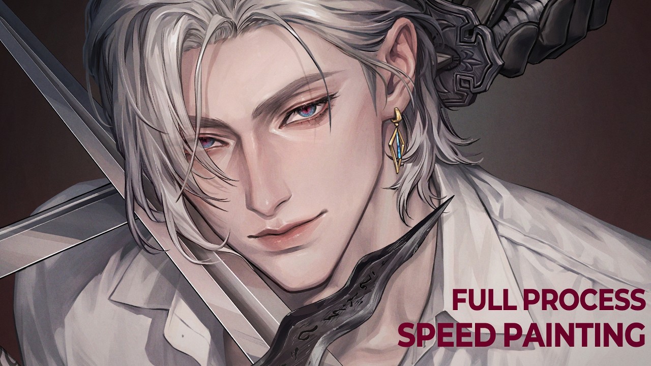 Думаешь, сможешь убить меня?⚔️💘 Процесс рисования [Full Process / Speedpaint]
