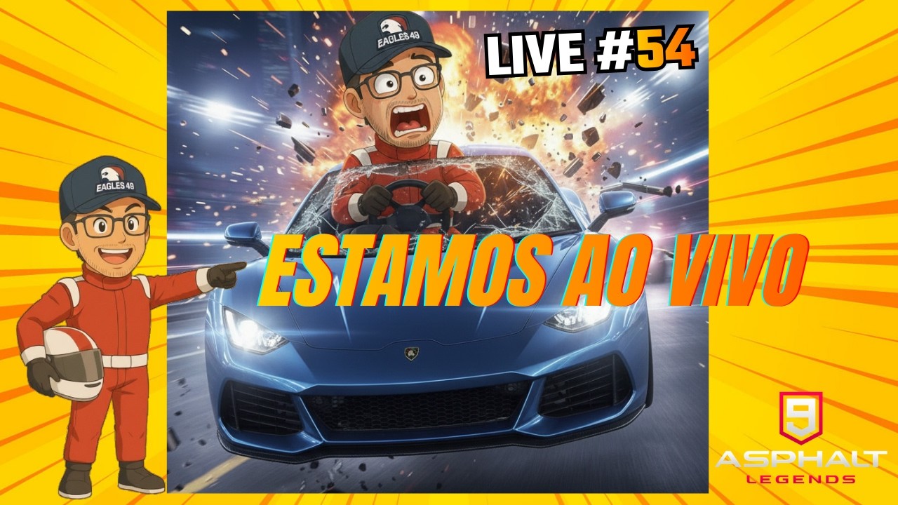 🏎️ RUMO AO TOP 5K! | Subindo o Ranking no Asphalt 9: Legends LIVE#54🚀