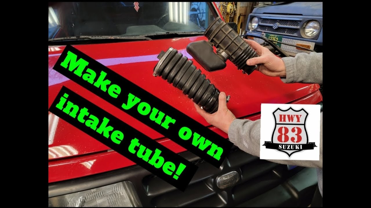 Air Intake Tube Replacement - MAKE YOUR OWN! Geo Tracker Suzuki Sidekick 1.6L Engine @Hwy83SUZUKI