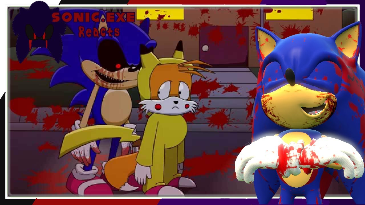 Ready for round 1? Sonic.exe reacts to BoomBusterBB: Tails's Halloween!