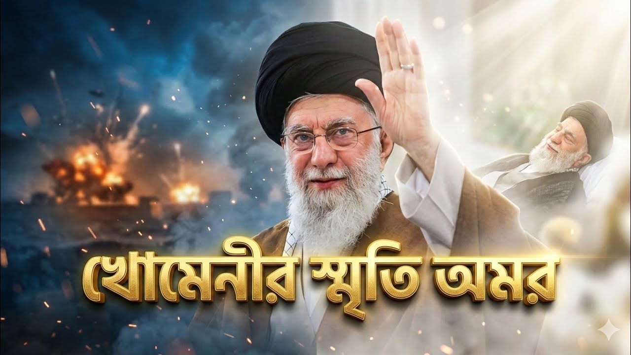 আয়াতুল্লাহ খোমেনী (শ্রদ্ধাঞ্জলি স্টাইল) গান 💔 | Emotional Tribute Song | RIP Pain | The Reply King 