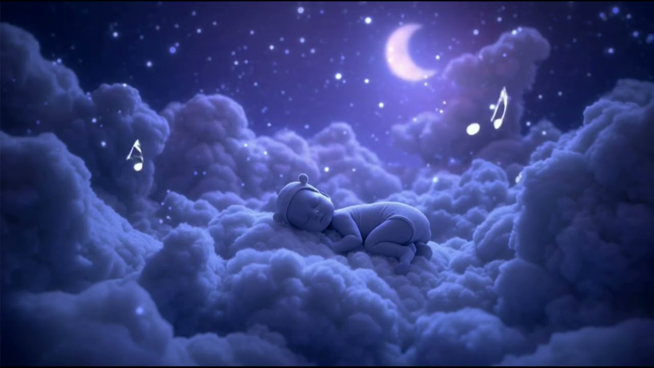 Baby Sleep in 3 Minutes 🌙 90 Minutes Deep Night Lullabies 😴 Mozart & Brahms