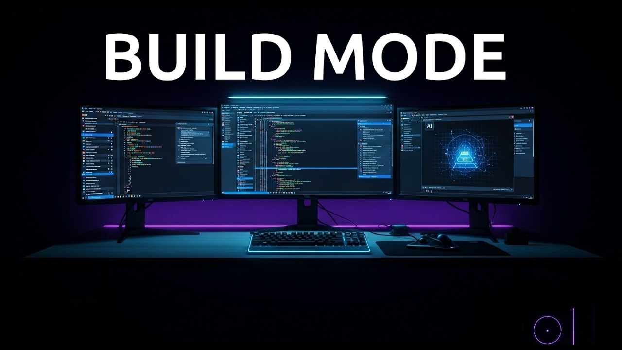 Vibe Coding // Late Night Build Mode (1 Hour Dark Synthwave for Focus)
