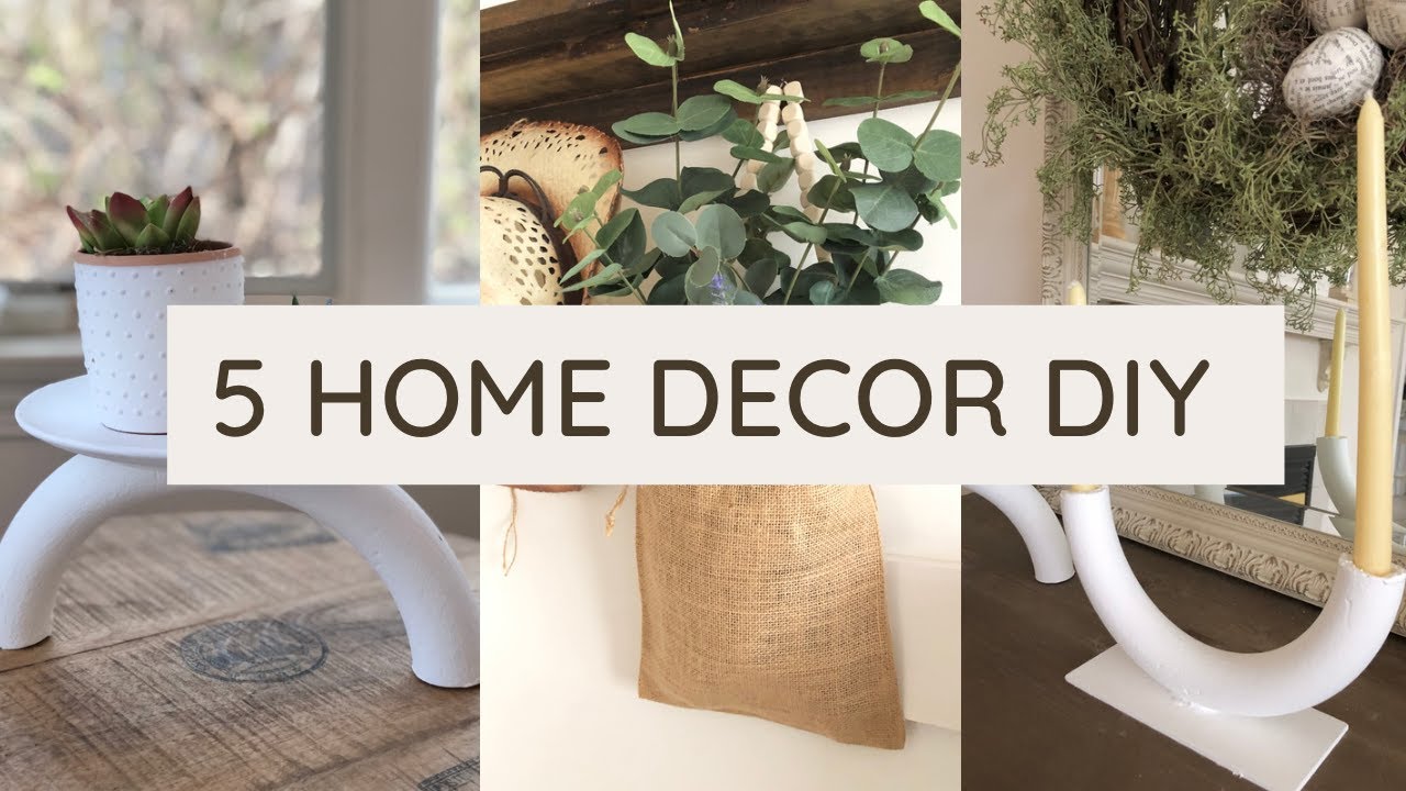5 HOME DECOR DIY À ESSAYER / SPRING DECOR / DIY DE PRINTEMPS