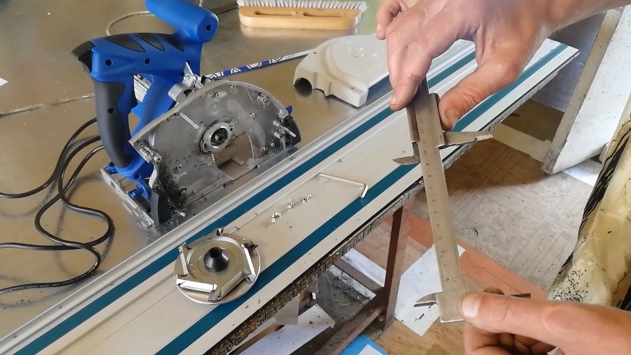 Обзор и работа дискового фрезера для алюминиевого композита. Аналог Festool и его настройка
