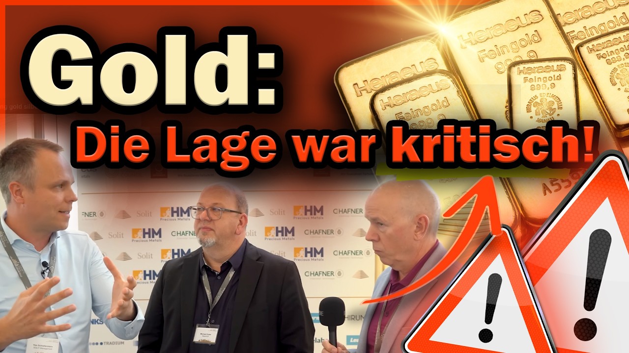 Gold: die Lage war kritisch!
