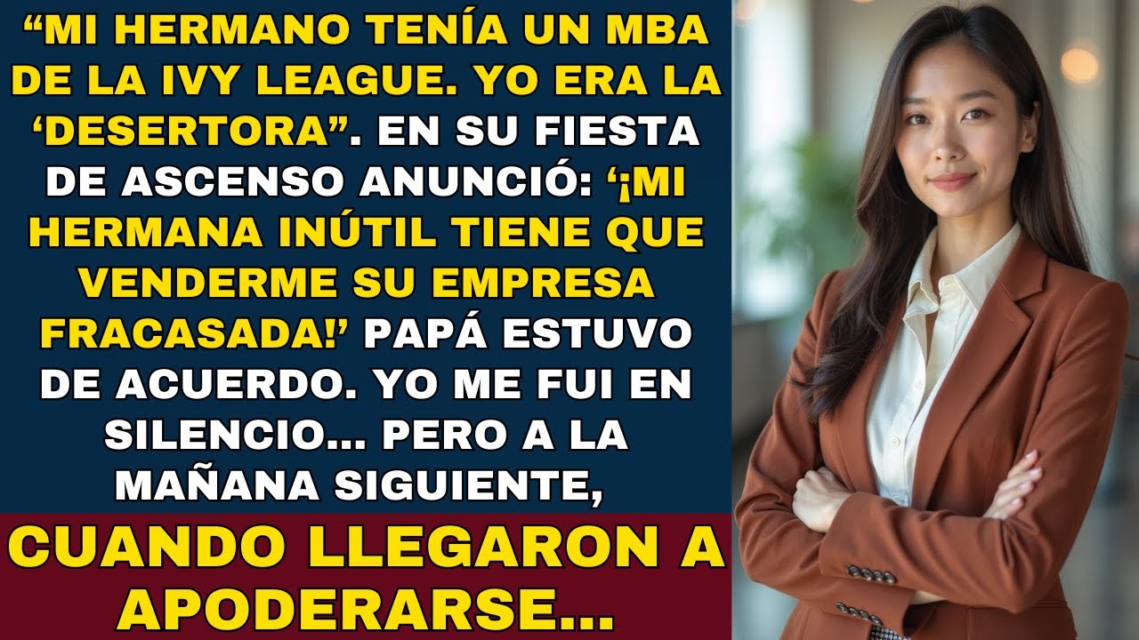 “Construí un Imperio Tecnológico de $100M, Luego Mi Hermano Me Llamó ‘Fracasada Universitaria’...