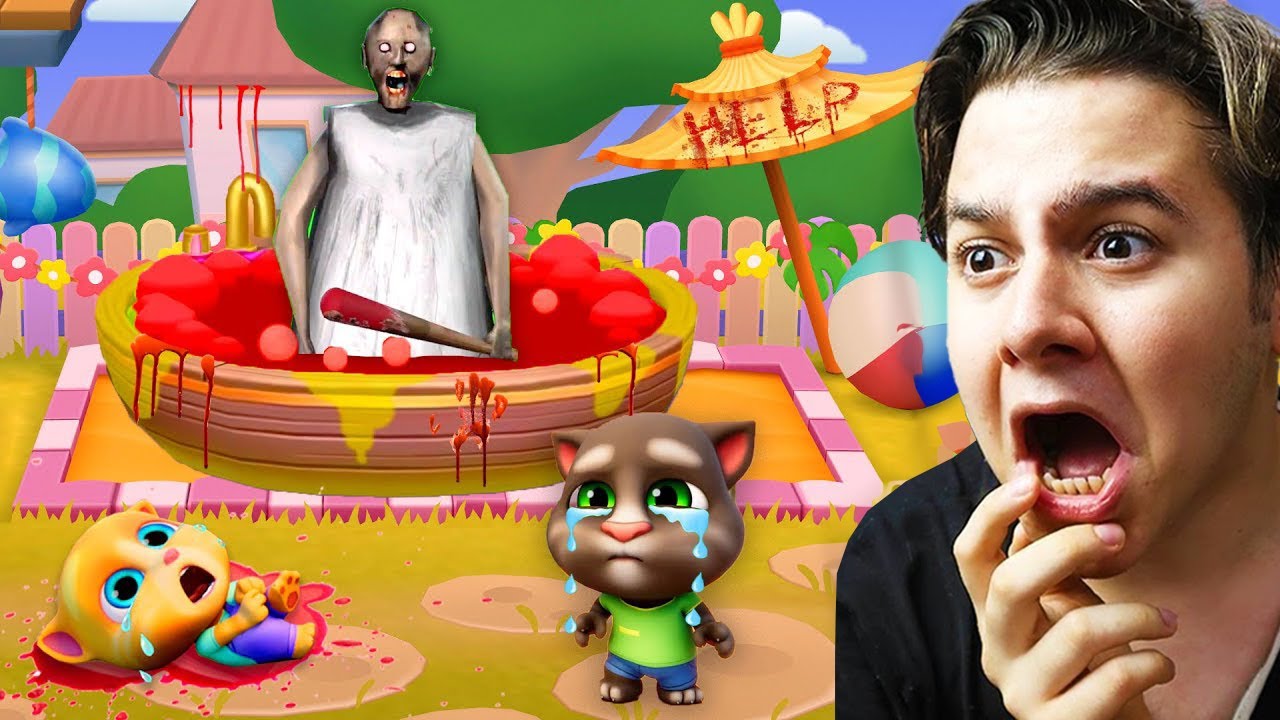 *GRANNY OYUNA GİRDİ* TOM VE ARKADAŞLARINI YEMEK İSTİYOR 🔪 KONUŞAN ARKADAŞLAR TEHLİKEDE (Tom Friends)
