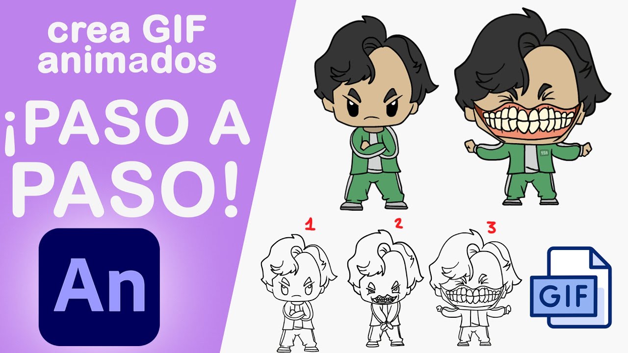 Cómo creo GIF ANIMADO en Animate | TUTORIAL😮