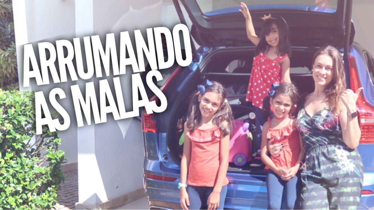 Fazendo as malas! - Viagem de férias