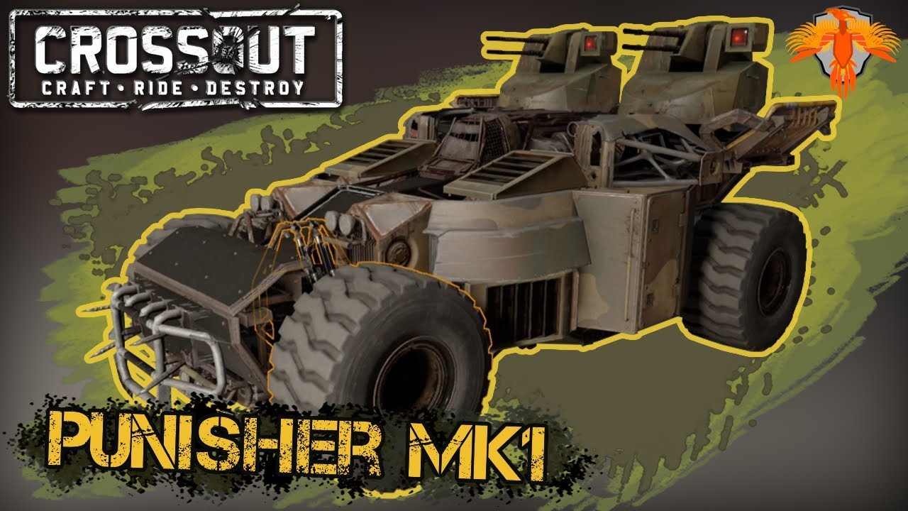 Crossout Building Gameplay 2022 - Let's Build 222 - Punisher MK1 - No Commentary