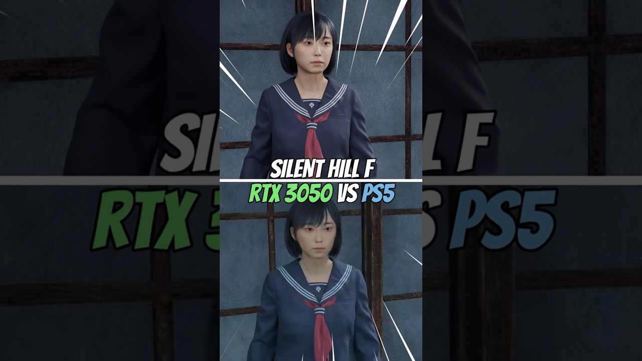 Silent Hill F - PC RTX 3050 vs PS5 with DLSS On! #playstation #nvidia