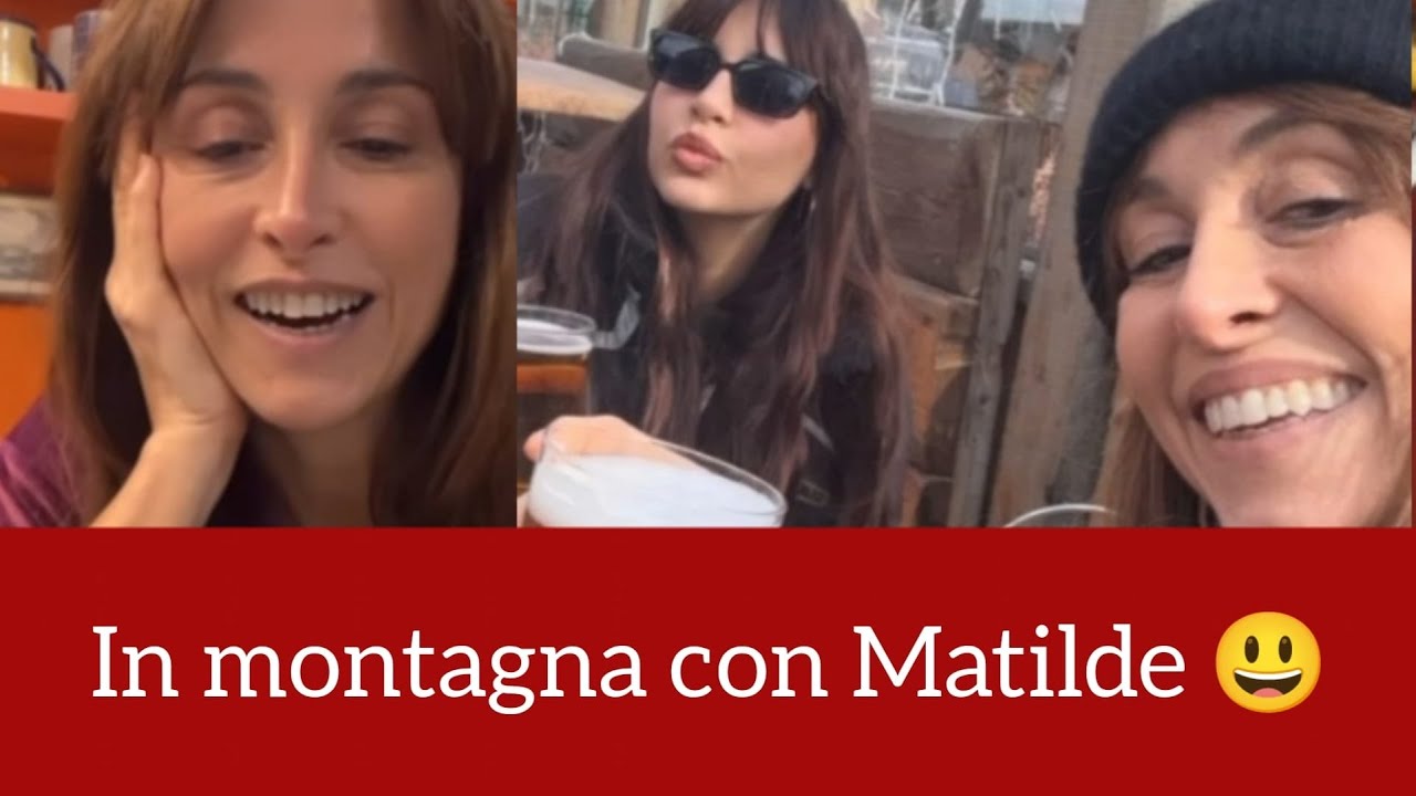 BENEDETTA PARODI VA IN MONTAGNA CON LA FIGLIA MATILDE 😍 #famiglia