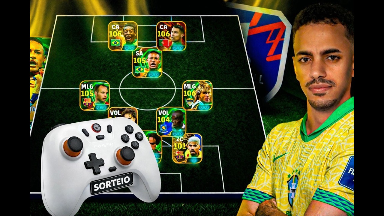 Sorteio Gamepad + Ajeitando Times + Liga eFootball + X1 |  eFootball 26 Mobile - #100K