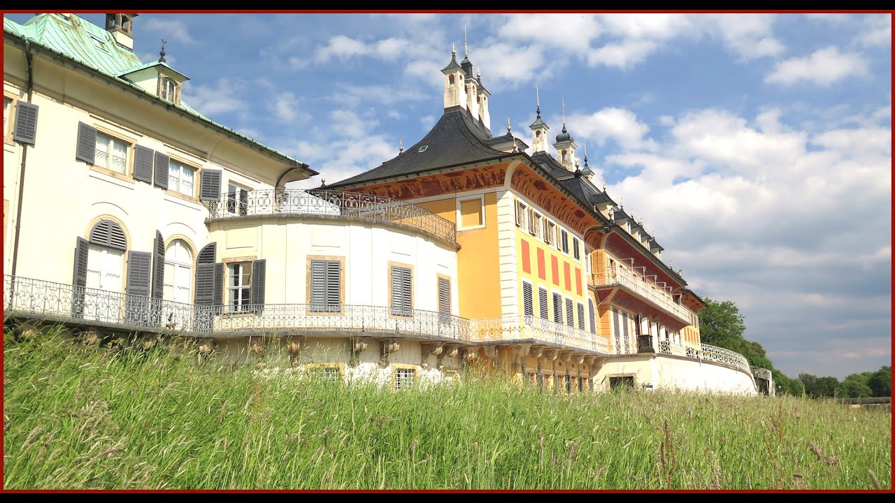 Schloss Pillnitz Dresden - Schloss und Park Pillnitz an der Elbe