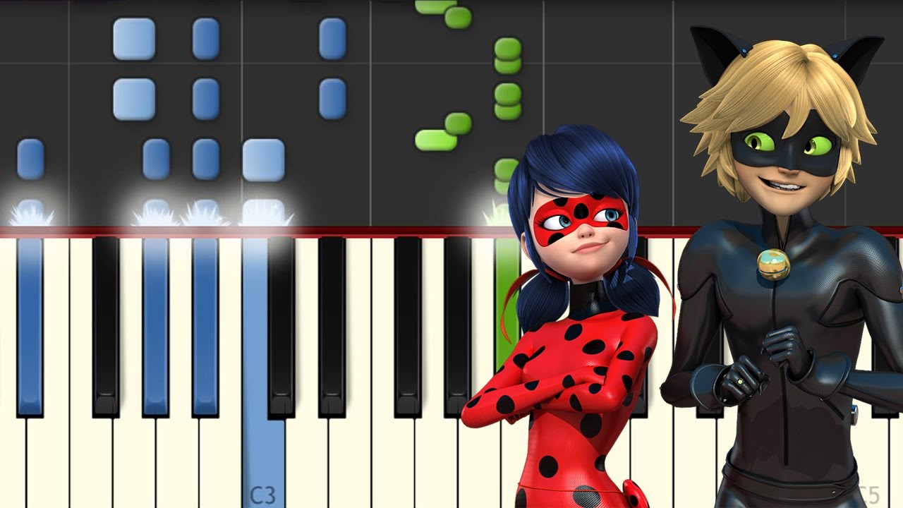 Miraculous Ladybug / Prodigiosa / Piano Tutorial / Notas Musicales