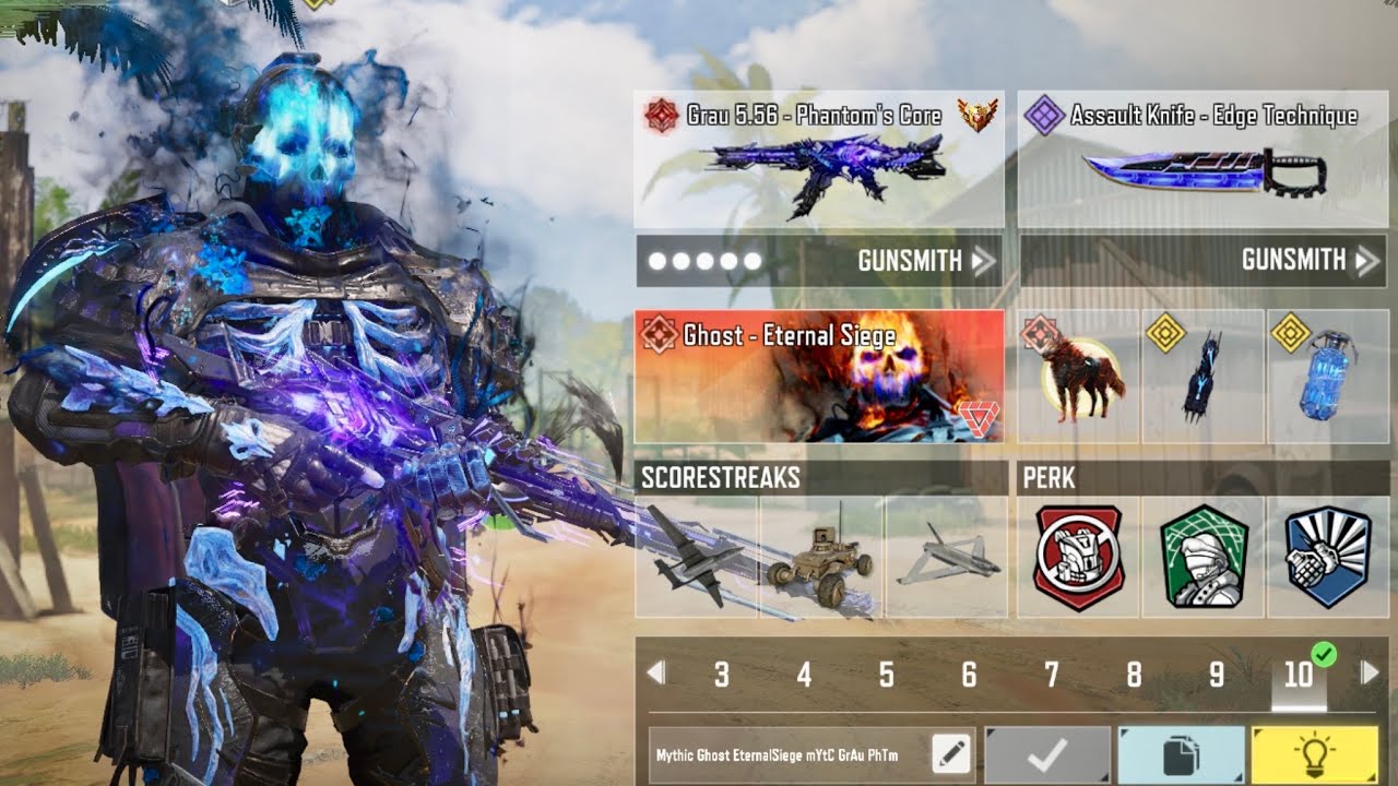 Mythic Grau 5.56 feels amazing with the New Mythic Ghost to drop an insane MVP SND Gameplay in CODM💀