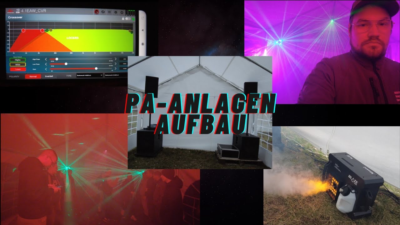 Es geht wieder los | 2.2 Zelt PA-Anlagen Aufbau | Schlechtes Wetter ist gut?