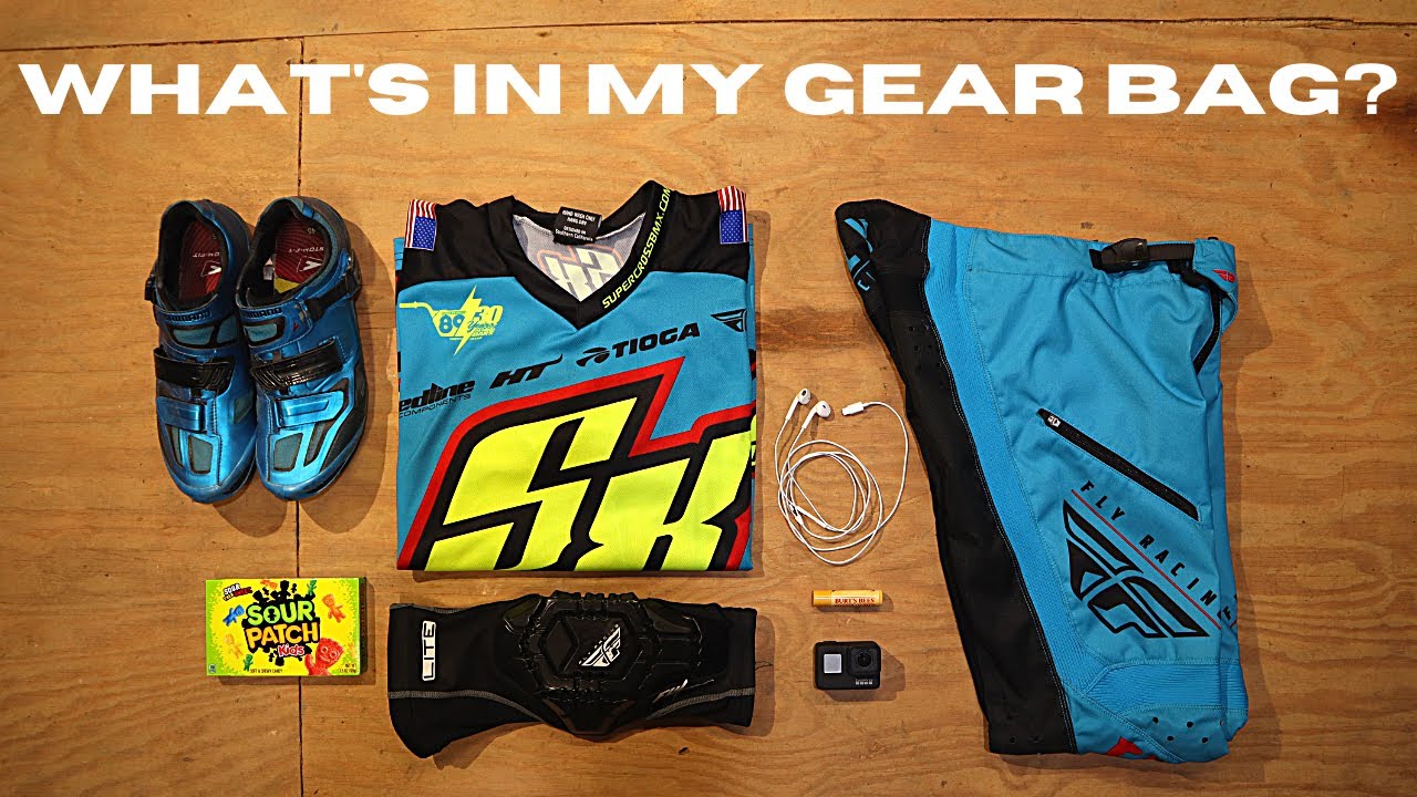 BMX is #backontrack - So let’s look. What's in my BMX gear bag?