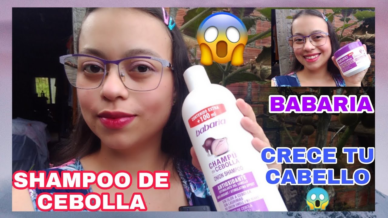 SHAMPOO DE CEBOLLA ROJA (BABARIA) MI EXPERIENCIA / Kathe Garzón