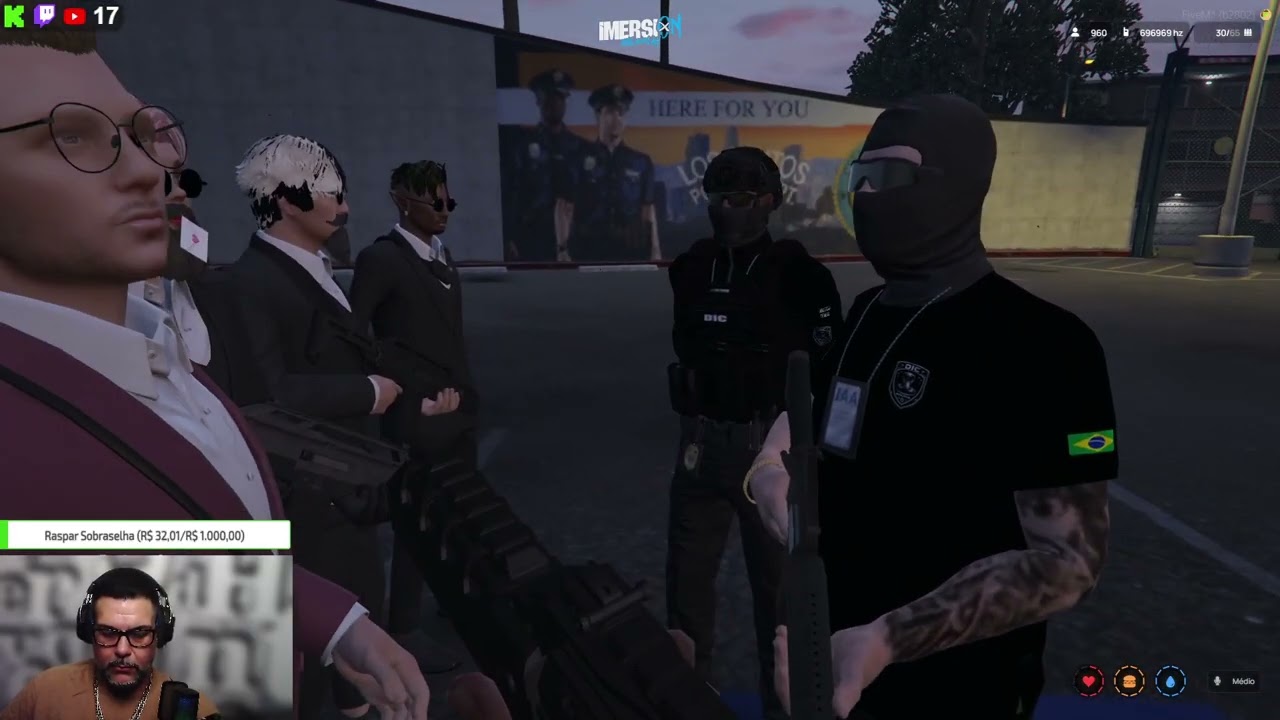 🚨 AO VIVO: GTA - GOIAS RP / IMERSION RP - Bora que hoje vai ser tudo nosso