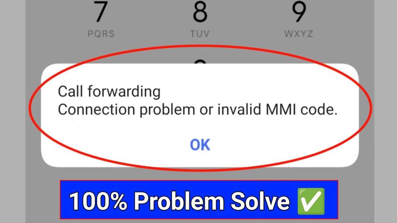 Call Forwarding Connection Problem or Invalid MMI Code || Call Forwarding Turn Off Not Working