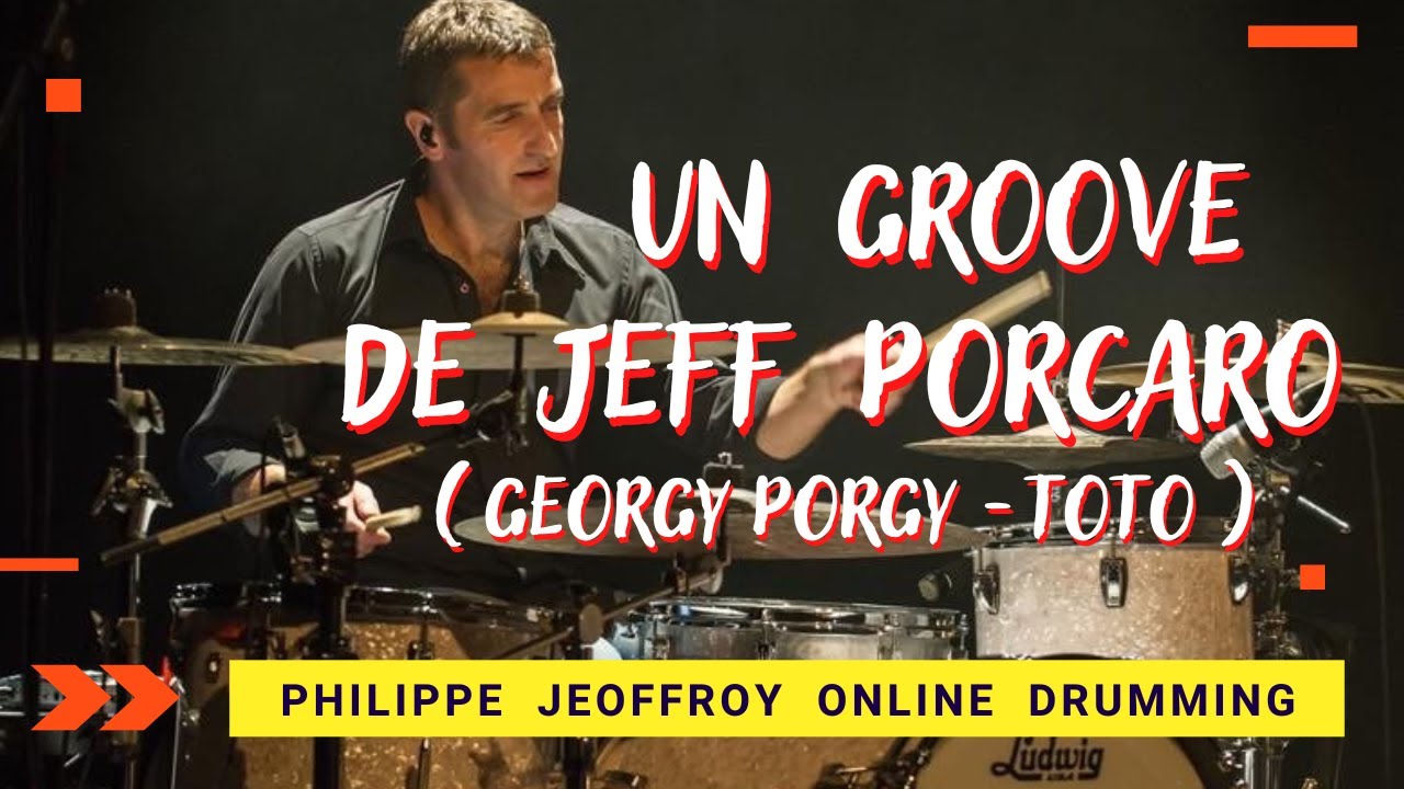 Je joue un Groove de Jeff Porcaro - Georgy Porgy du groupe Toto