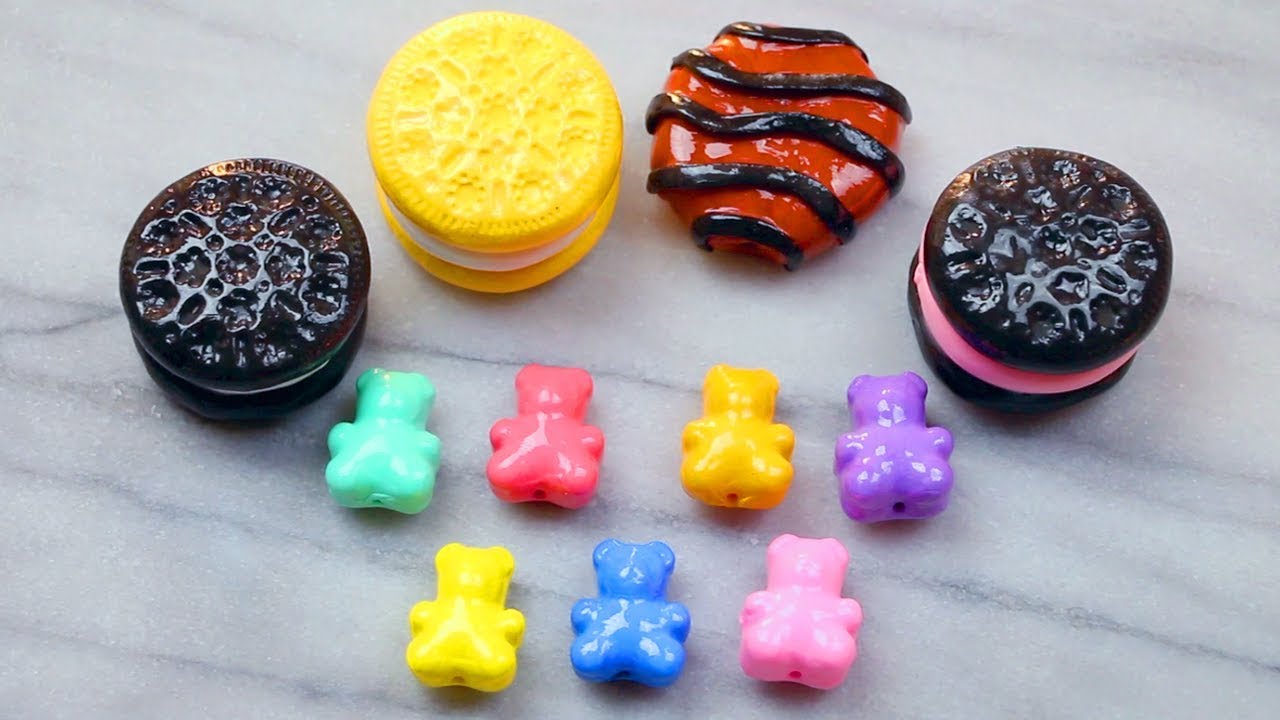 Satisfying Clay Cracking ASMR Video Compilation #4 with Cute DIY Cookie & Gummy Bear Clay Art!