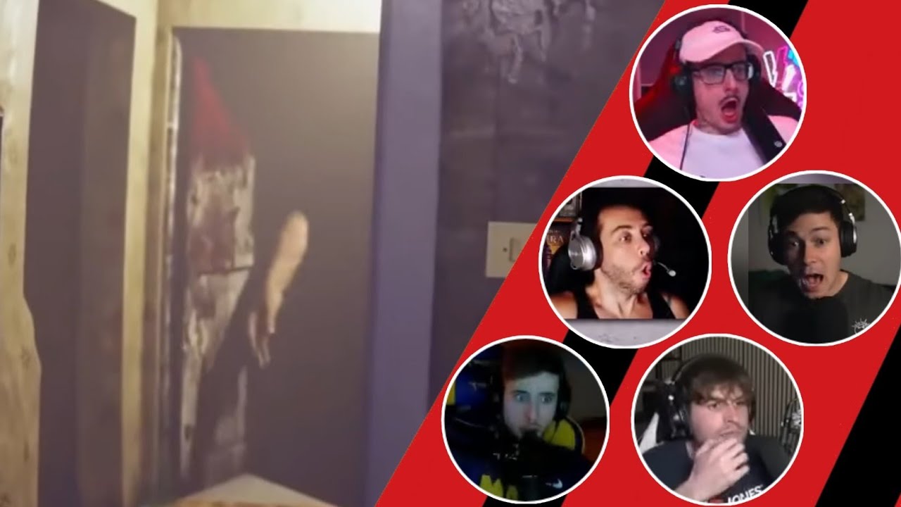 Reacciones de Youtubers al Psicópata Saliendo de la Habitación | From the Darkness