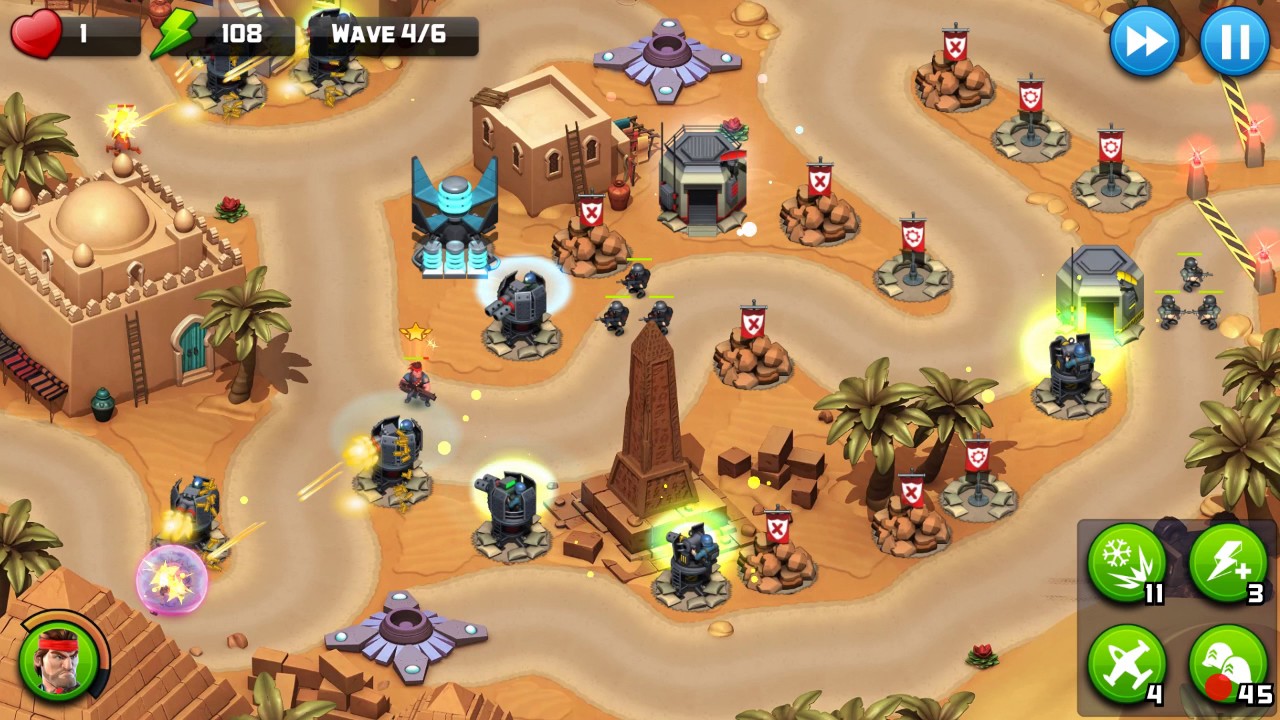 Alien Creeps TD - Level 37-Street Rats Bazaar - Veteran