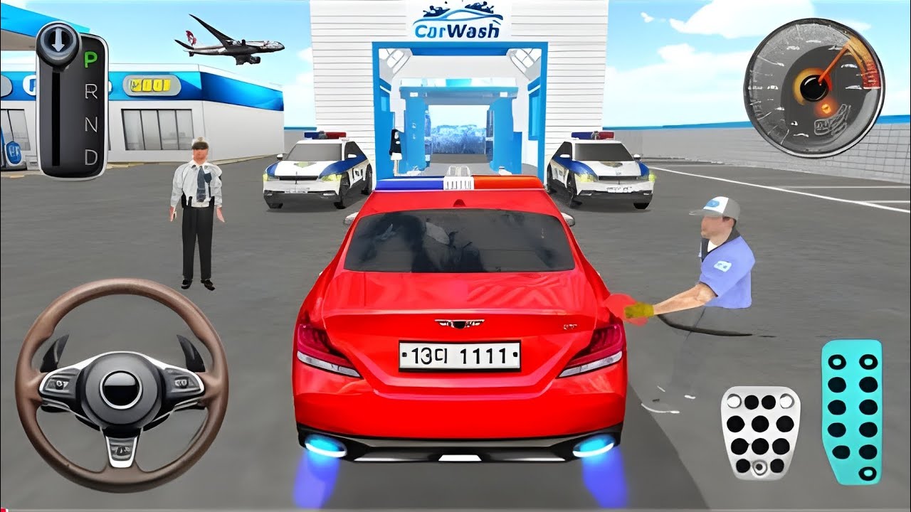 New Red Mercedes For Parking 3d Driving Class android game play || Car Game#gameplay #cargame
