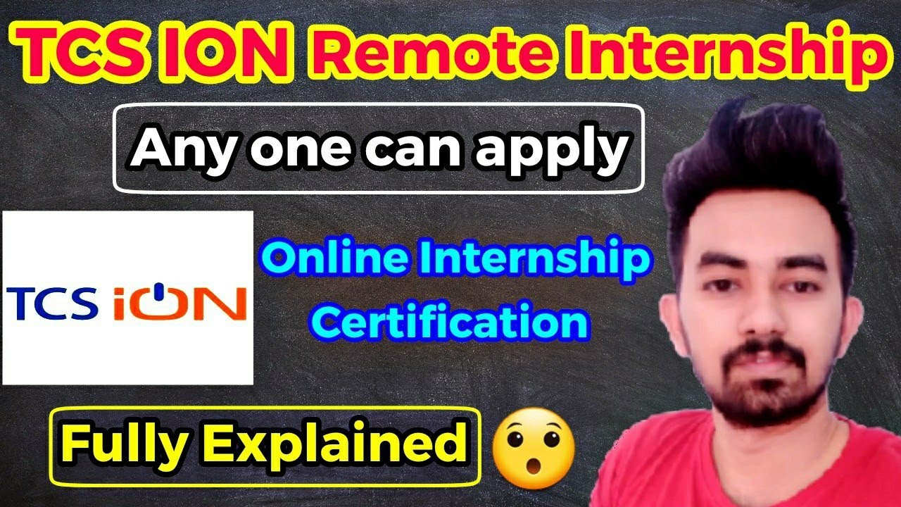 TCS ION Remote Internship || Online Summer internship || Work from home Internship ||  Chandan Patel