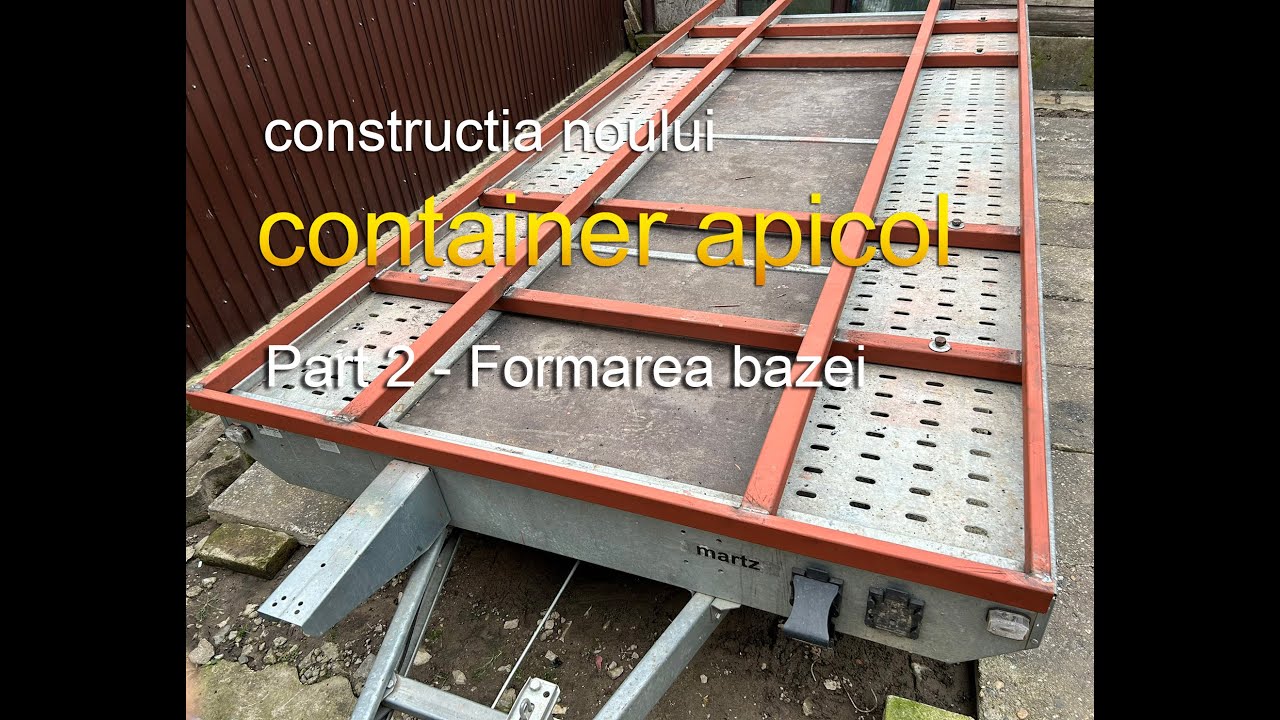Constructia noului container apicol - part 2