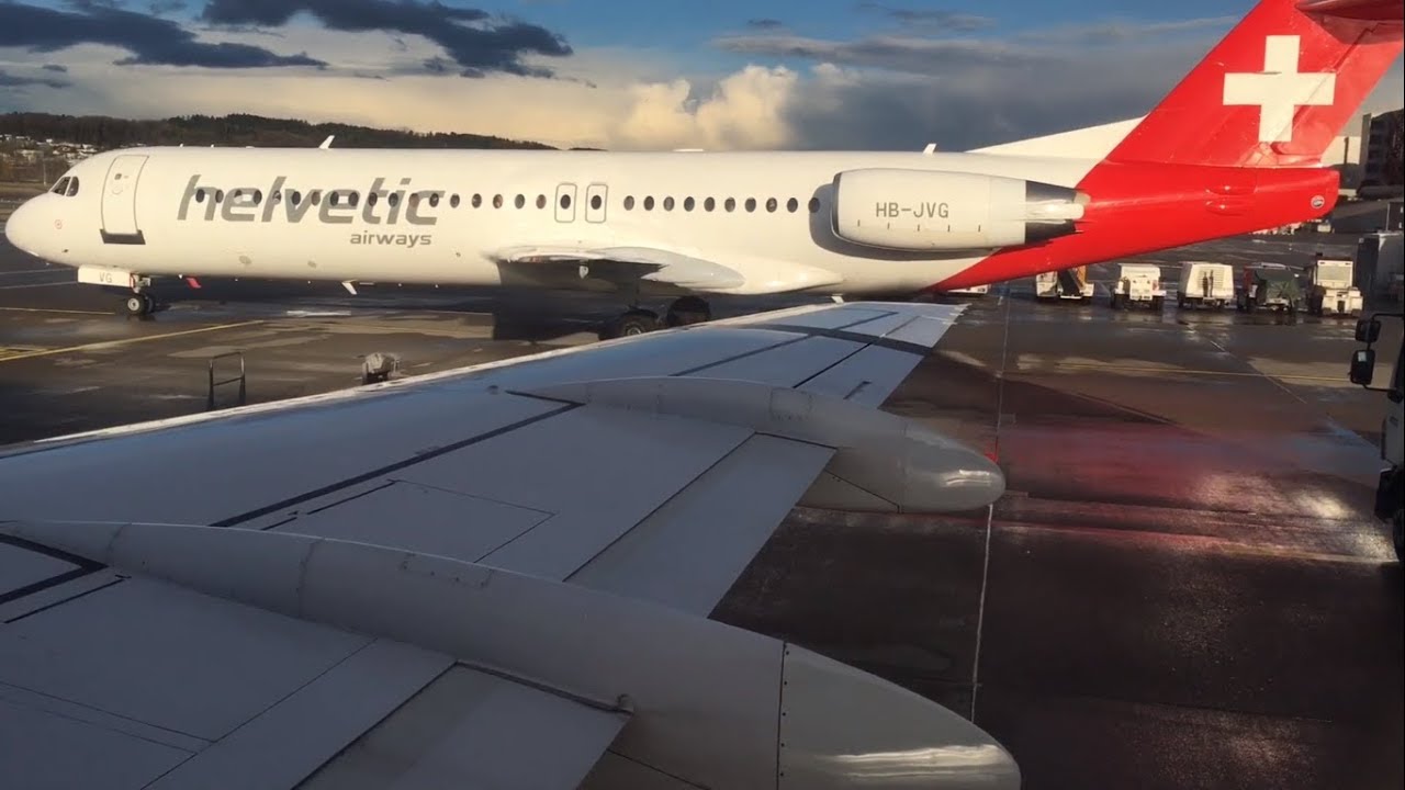 *Last F100 flight* | Helvetic | Fokker 100 | Zurich - Warsaw