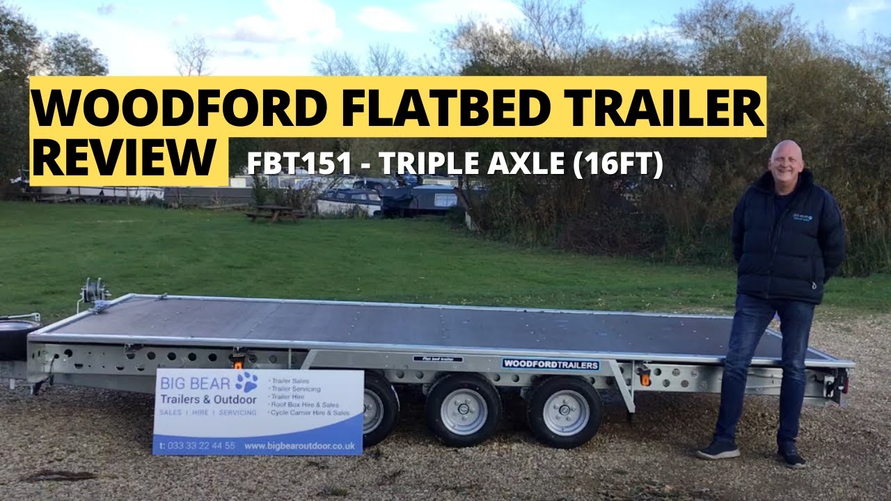 Woodford FBT 151 Flatbed Trailer (16ft Flatbed) **FULL REVIEW**