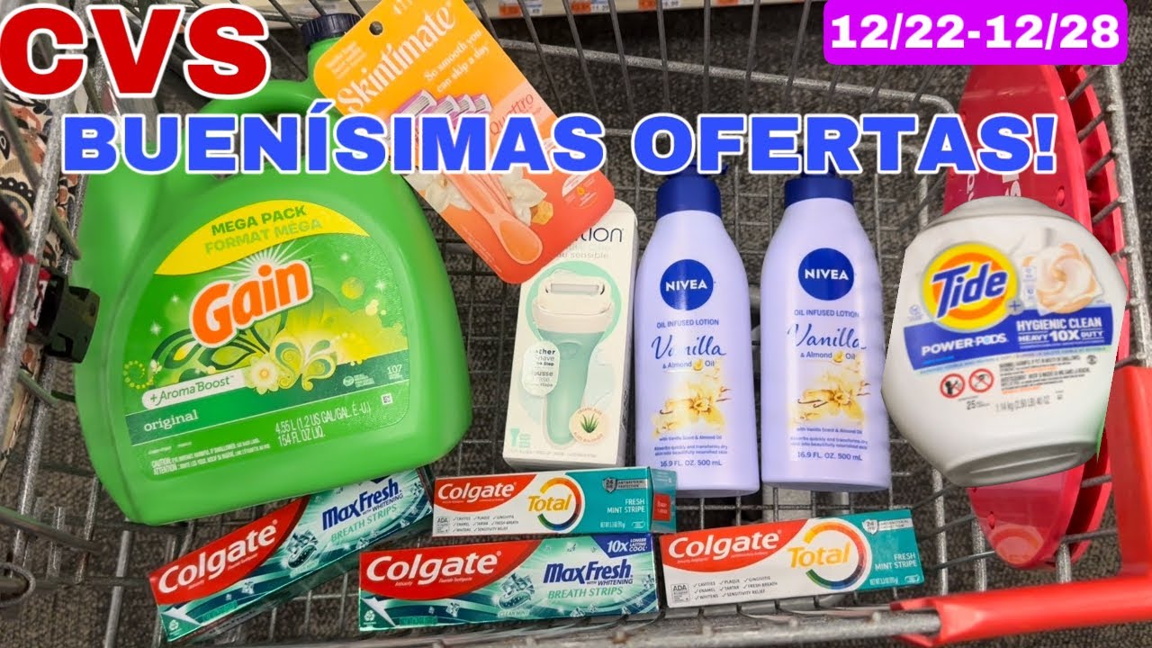 VAMOS POR GAIN, NIVEA Y MÁS OFERTAS BARATAS EN CVS 12/22-12/28