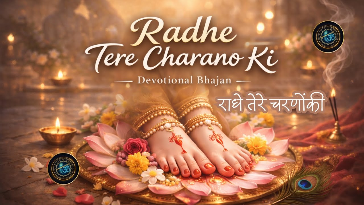 राधे तेरे चरणों की | Radhe Tere Charano Ki | Heart Touching Radha Bhajan #sadhana #love #radheradhe 