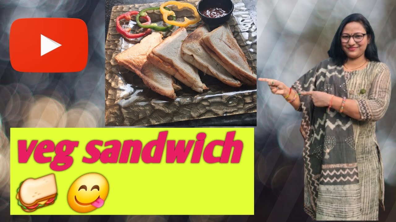 Veg  sandwich 🥪 # easy to make # very tasty.