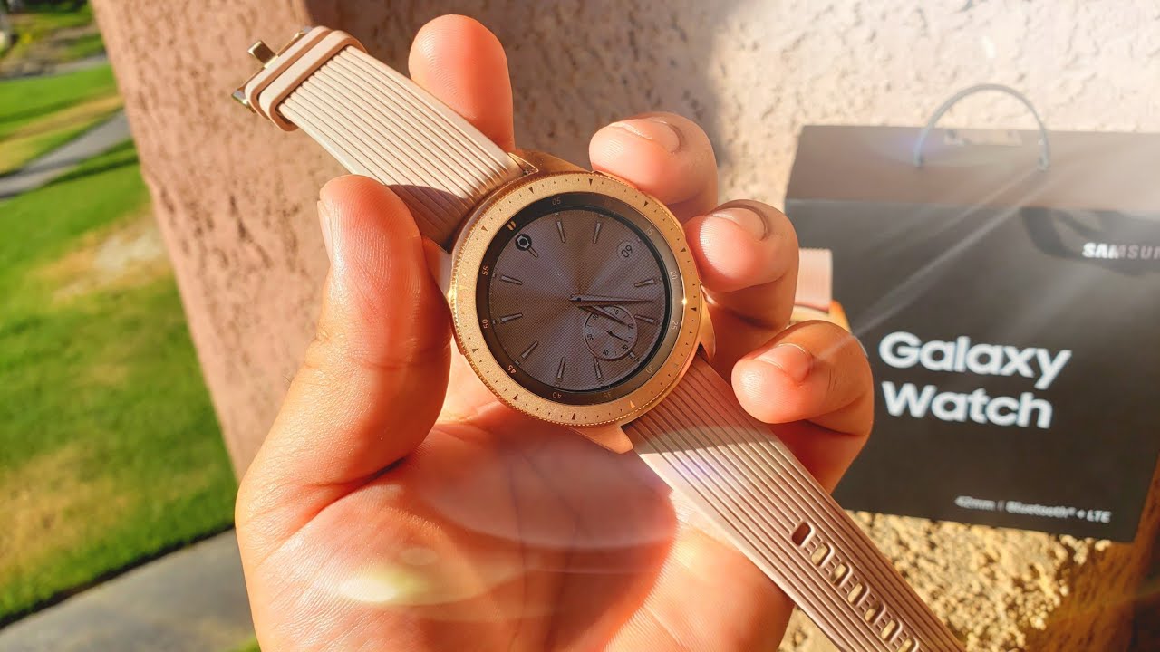 Обзор Samsung Galaxy Watch ROSE GOLD