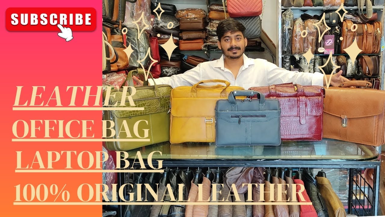 PERFECT OFFICE BAG FOR MEN/BEST LAPTOP BAG FOR OFFICE/DHARAVI LEATHER MARKET/@leathertouchshop
