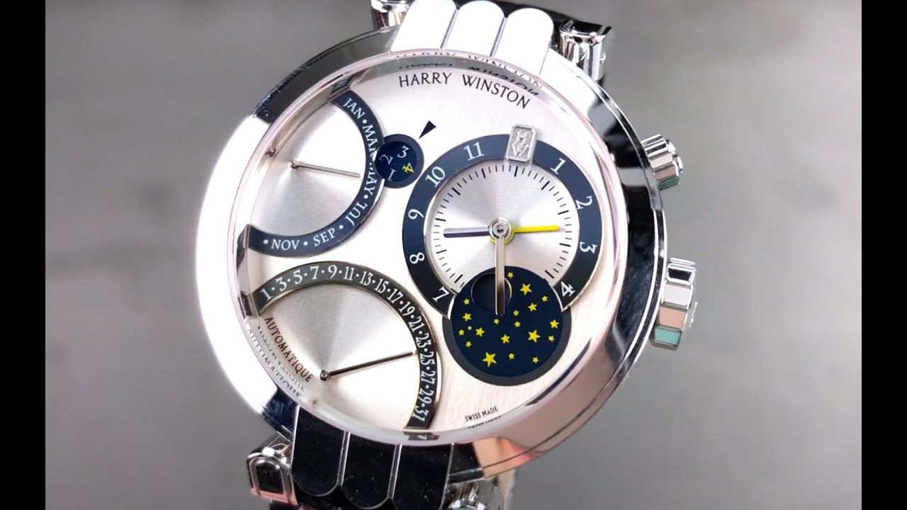 Harry Winston Premier Excenter Perpetual Calendar GMT 200-MAPC 41W Harry Winston Watch Review