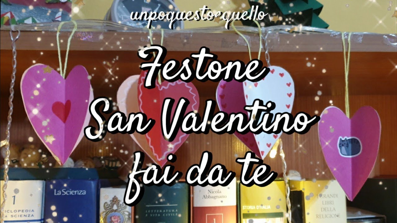 FESTONE SAN VALENTINO #diy #homedecoration 