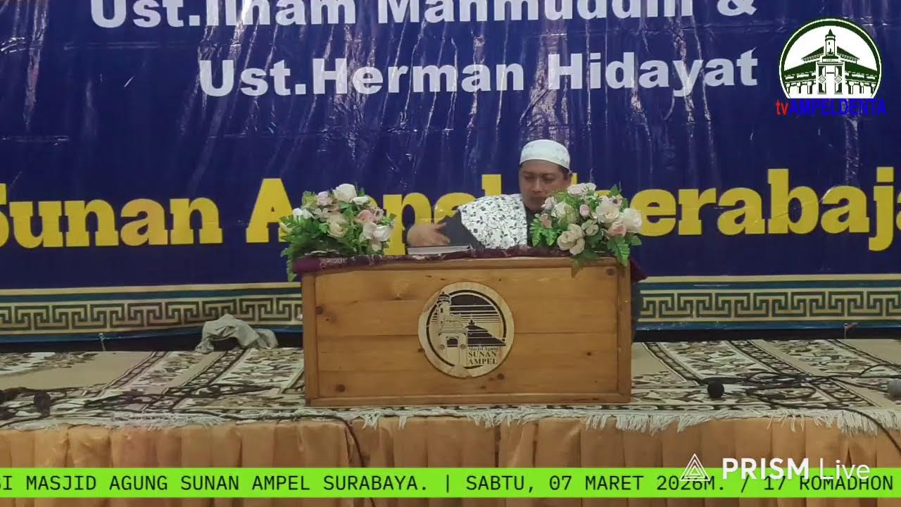 🔴LIVE STREAMING - MAJLIS PERINGATAN NUZULUL QUR'AN 1447 H. MASJID AGUNG SUNAN AMPEL SURABAYA.
