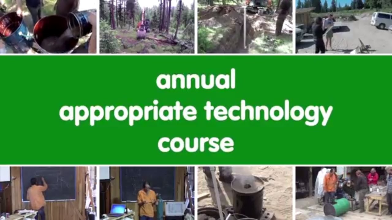annual appropriate technology course video sample trailer