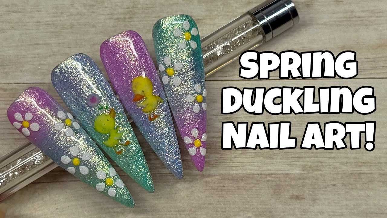 Spring Duckling Nails!